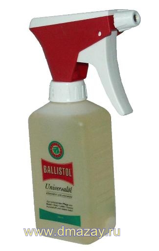 Универсальное многоцелевое (оружейное) масло Klever – Ballistol (Клевер Балистрол) 2135 Ballistol leer, жидкость в пластиковом флаконе- распылителе 250 мл    